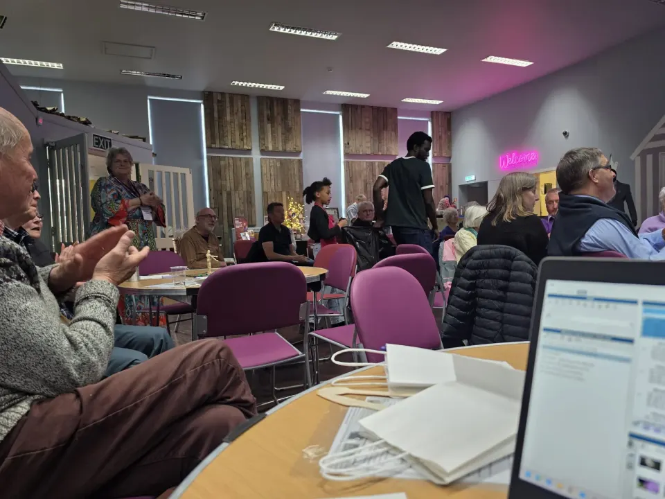 A view across the room during the programme