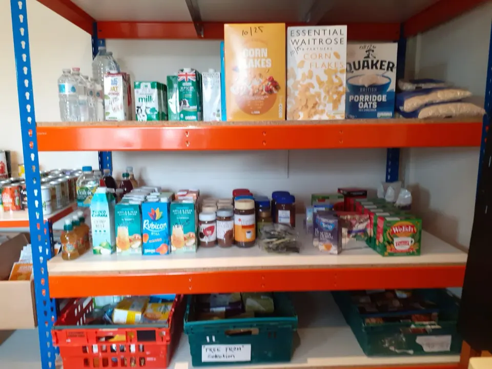 35kg of food, which was very gratefully received.